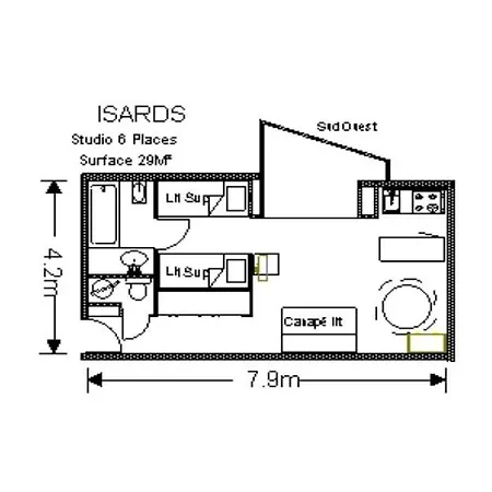 Isards - Pour 6 Personnes Mae-5053 *