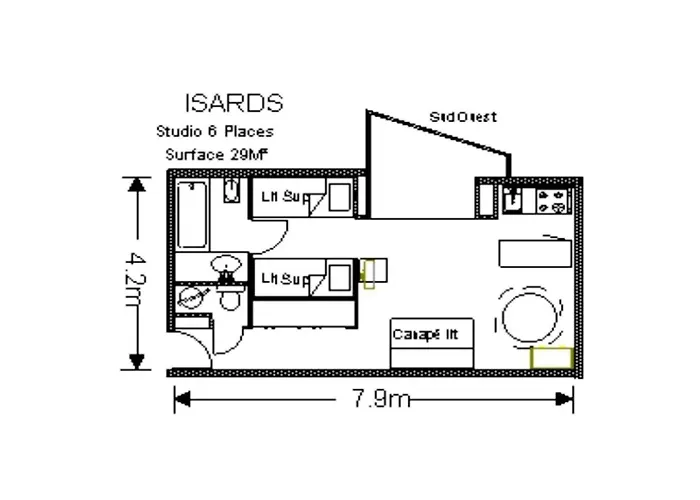 Apartmán Isards - Pour 6 Personnes Mae-5053